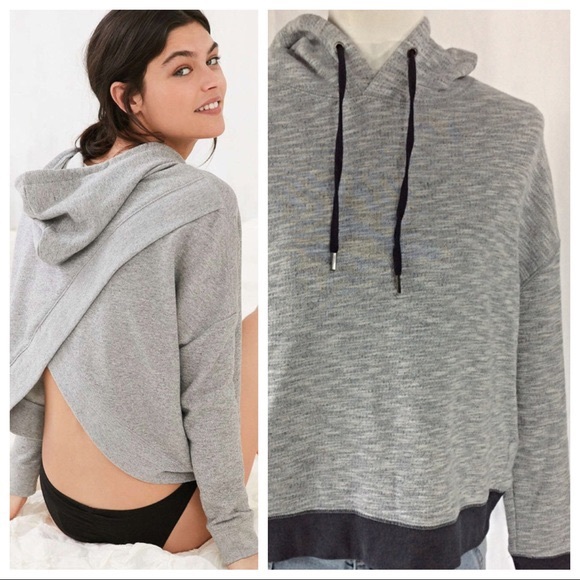 Banana Republic Tops - New Price!! Banana Republic cropped hoodie blue